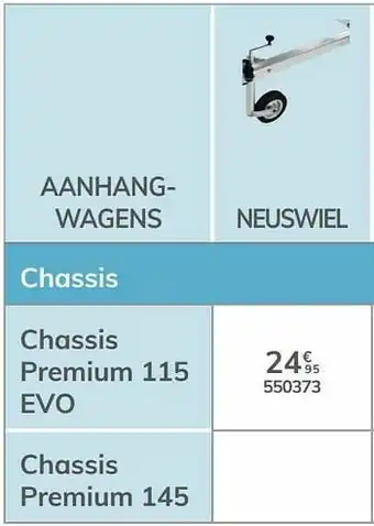 Auto5 Chassis premium 115 evo neuswiel aanbieding