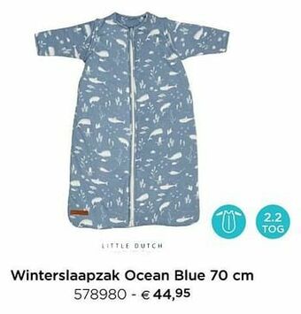Winterslaapzak ocean blue