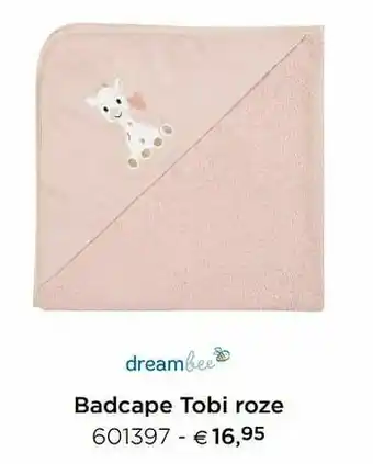 Badcape tobi roze