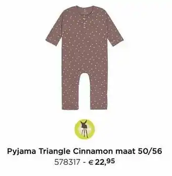 Pyjama triangle cinnamon