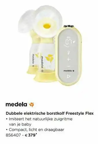 Dreambaby Dubbele elektrische borstkolf freestyle flex aanbieding