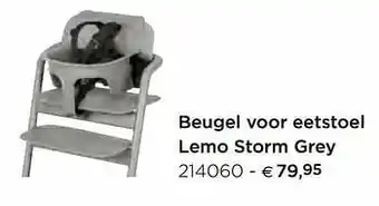 Beugel voor eetstoel lemo storm grey