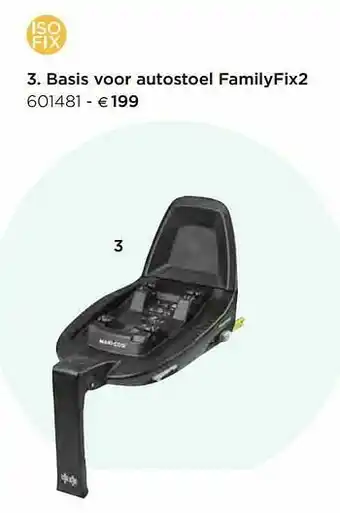 Dreambaby Basis voor autostoel familyfix2 aanbieding