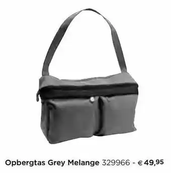 Opbergtas grey melange