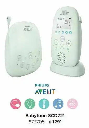 Philips babyfoon scd721