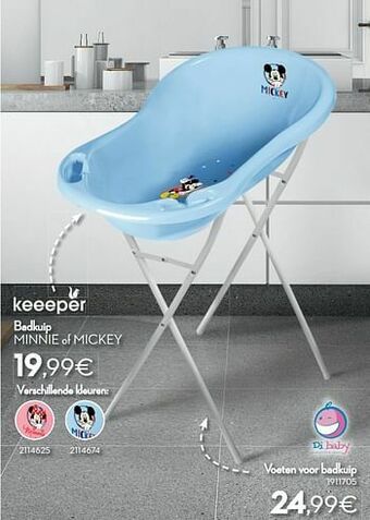 Cora Badkuip minnie of mickey aanbieding