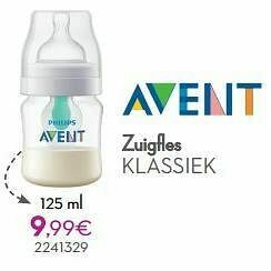 Cora Zuigfles klassiek aanbieding