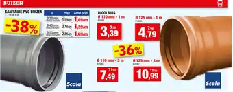 Hubo Scala Sanitaire PVC buizen 110mm*3m aanbieding
