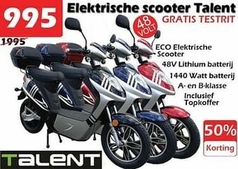 iTEK Talent elektrische scooter aanbieding
