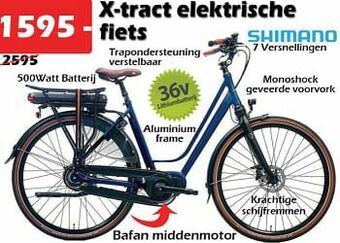 iTEK X-tract elektrische flets aanbieding