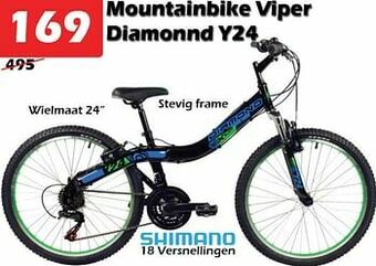 iTEK Mountainbike viper diamonnd v24 aanbieding