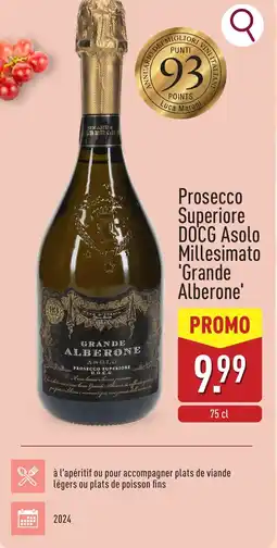 ALDI Prosecco superiore DOCG asolo millesimato grande alberone aanbieding