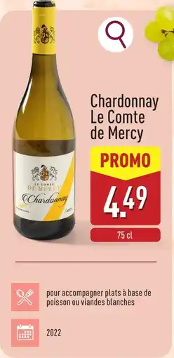 ALDI Chardonnay le comte de mercy aanbieding