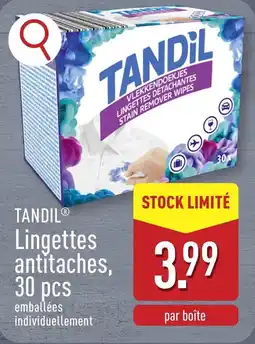 ALDI Tandil lingettes antitaches aanbieding