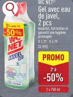 ALDI WC net gel avec eau de javel aanbieding