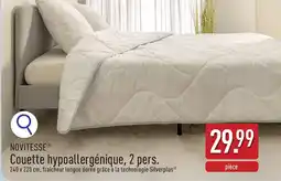 ALDI Novitesse couette hypoallergénique aanbieding