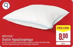 ALDI Novitesse oreiller hypoallergénique aanbieding