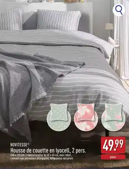 ALDI Novitesse housse de couette en lyocell aanbieding