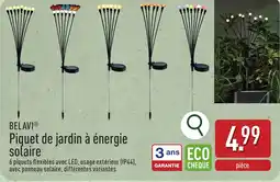 ALDI Belavi piquet de jardin à énergie solaire aanbieding