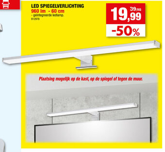 Hubo LED Spiegelverlichting aanbieding