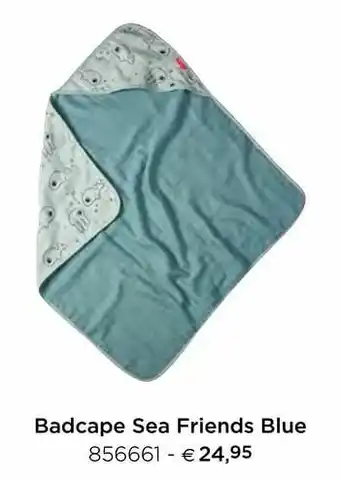 Dreambaby Badcape sea friends blue aanbieding