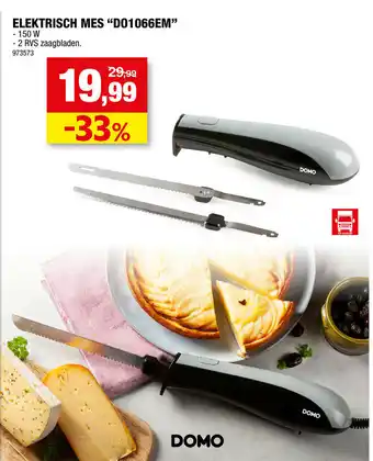 Hubo Domo Elektrisch mes | DO1066EM aanbieding