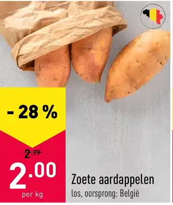 ALDI Zoete aardappelen 1kg aanbieding