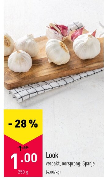 ALDI Look 250g aanbieding