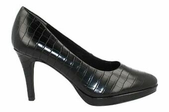 Berca Shoes Tamaris Pump Dames Touch It Trend Dierenprint - Zwart aanbieding