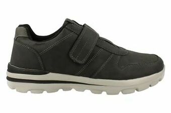 Berca Shoes Sprox Velcroschoen Heren Vegan Soft Touch - Grijs aanbieding