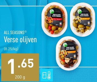 ALDI All Seasons Verse olijven 200g aanbieding