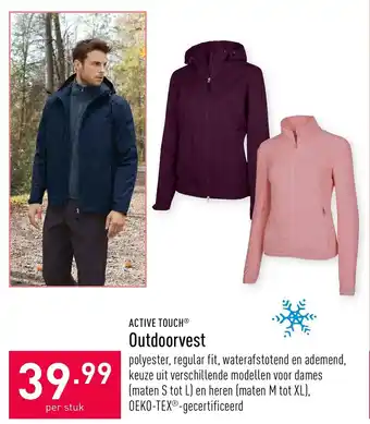 ALDI Active Touch Outdoorvest aanbieding