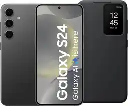 Coolblue Samsung Galaxy S24 128 Go Noir 5G + Smart View Book Case Noir aanbieding