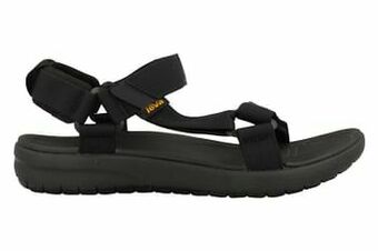 Berca Shoes Teva Sandaal Plat Heren Comfort Sanborn Universal - Zwart aanbieding