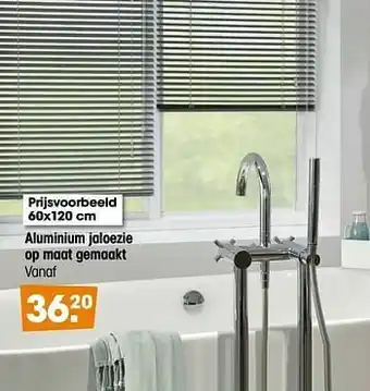 Kwantum Aluminium jaloezie op maat gemaakt aanbieding