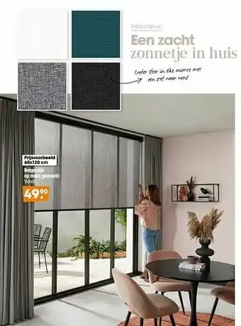 Kwantum Rolgordijn op maat gemaakt aanbieding