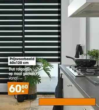 Kwantum Duo rolgordijn op maat gemaakt aanbieding