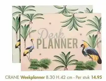 Casa Crane weekplanner aanbieding