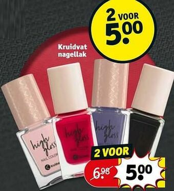 Kruidvat Kruidvat nagellak aanbieding