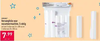 ALDI Ambiano Vervangfolie voor vacumeermachine aanbieding
