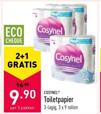 Cosynel Toiletpapier 3*9 rollen