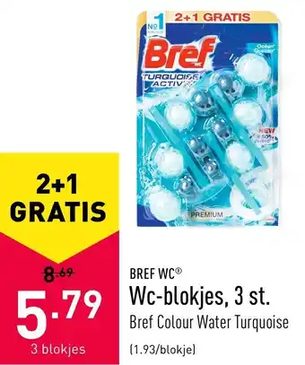 ALDI Bref WC-blok 3st aanbieding