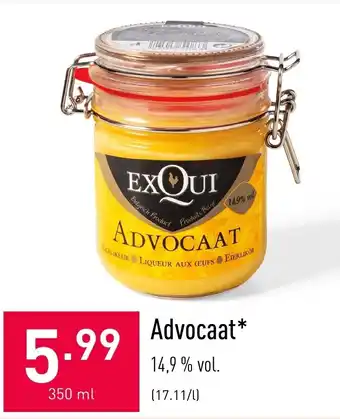 ALDI ExQui Advocaat 350ml aanbieding