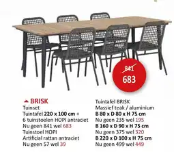 Weba BRISK aanbieding