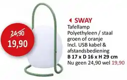 Weba SWAY aanbieding