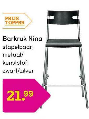 Leen Bakker Barkruk Nina aanbieding