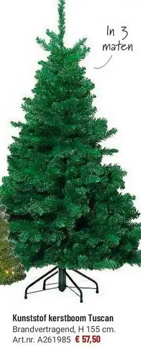 Kunststof Kerstboom Tuscan