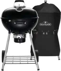 Coolblue Napoleon Premium Kettle 57 cm + Napoleon Hoes voor Premium en Pro Kettle 57 cm aanbieding