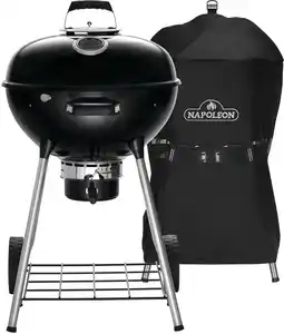 Coolblue Napoleon Premium Kettle 57 cm + Napoleon Hoes voor Premium en Pro Kettle 57 cm aanbieding
