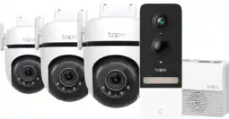 Coolblue TP-Link Tapo C520WS 3-pack + Smart Battery Video Doorbell D230S1 aanbieding